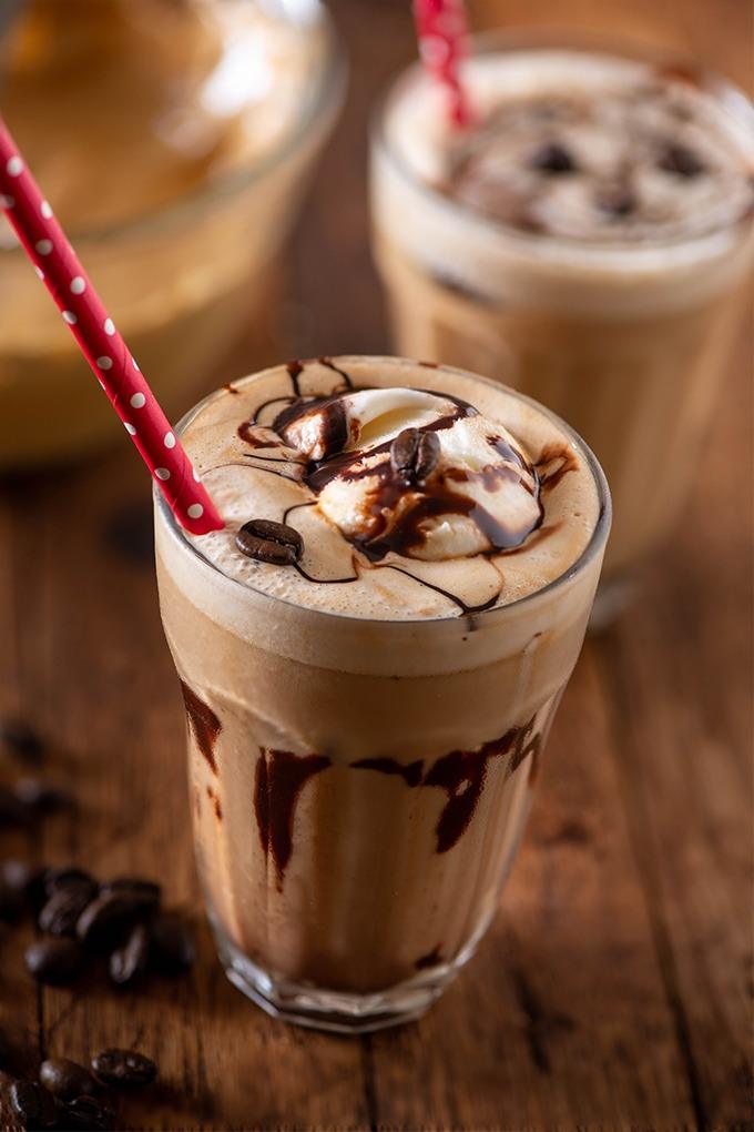Ice cream with Cold Coffee